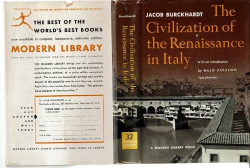 Image for THE CIVILIZATION OF THE RENAISSANCE IN ITALY: An Essay by Jacob Burckhardt. THE CIVILIZATION OF THE RENAISSANCE IN ITALY: An Essay by Jacob Burckhardt.
