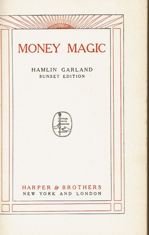 Image for MONEY MAGIC. MONEY MAGIC.
