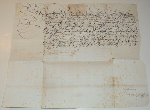 Image for ORIGINAL HOLOGRAPH DOCUMENT SIGNED by the Chief Steward of Bohemia CHRISTOPH POPEL OF LOBKOWICZ. ORIGINAL HOLOGRAPH DOCUMENT SIGNED by the Chief Steward of Bohemia CHRISTOPH POPEL OF LOBKOWICZ.