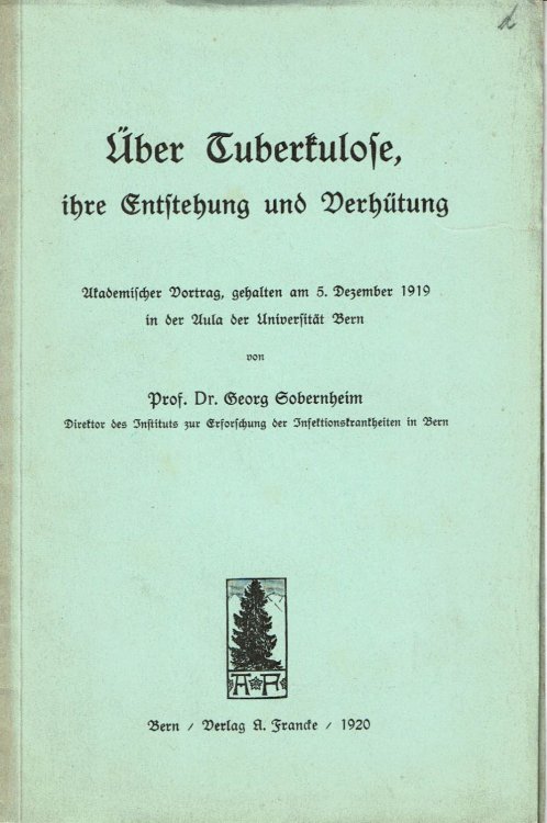Image for UBER TUBERKULOSE: ihre Entstehung und Verhutung. UBER TUBERKULOSE: ihre Entstehung und Verhutung.