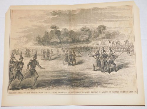 ORIGINAL WOOD ENGRAVING BY J. ANDREW ENTITLED 
