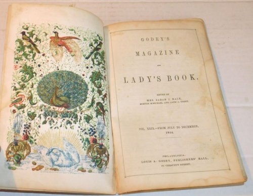 Image for The First Appearance of DROWNE'S WOODEN IMAGE by NATHANIEL HAWTHORNE, and a SUPERB POLYCHROME LITHOGRAPHIC FRONTISPIECE by PINKERTON, WAGNER & McGUIGAN in GODEY'S LADY'S BOOK, July 1844. The First Appearance of DROWNE'S WOODEN IMAGE by NATHANIEL HAWTHORNE, and a SUPERB POLYCHROME LITHOGRAPHIC FRONTISPIECE by PINKERTON, WAGNER & McGUIGAN in GODEY'S LADY'S BOOK, July 1844.