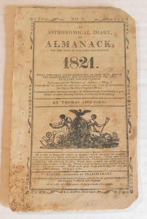 Image for AN ASTRONOMICAL DIARY, OR ALMANACK, For the Year of Our Lord and Savior, 1821. AN ASTRONOMICAL DIARY, OR ALMANACK, For the Year of Our Lord and Savior, 1821.