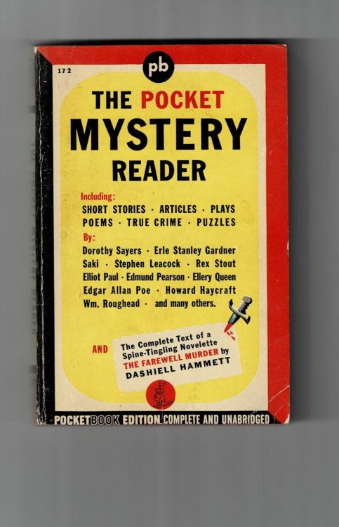 Image for THE POCKET MYSTERY READER. [Includes the complete novelette THE POCKET MYSTERY READER. [Includes the complete novelette