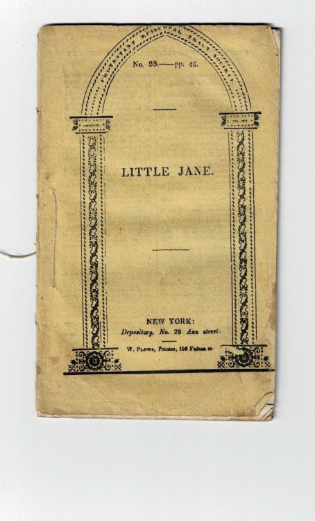 Image for LITTLE JANE, THE YOUNG COTTAGER. LITTLE JANE, THE YOUNG COTTAGER.