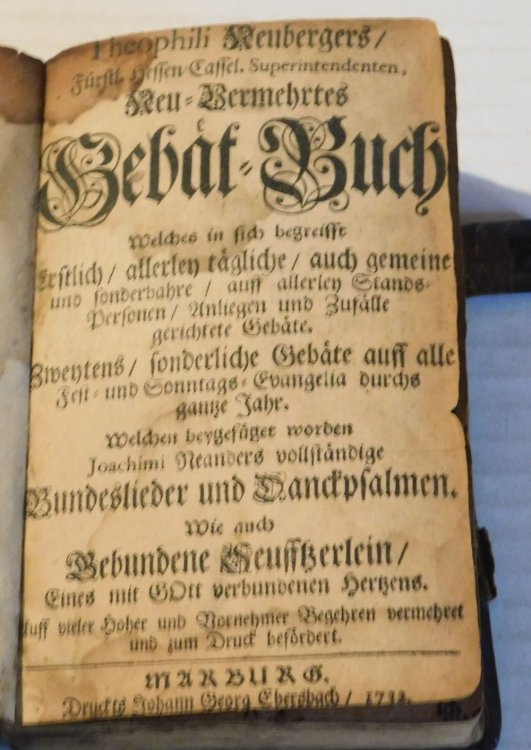 Image for THEOPHILI NEUBERGERS NEU VERMEHRTES GEBAT-BUCH. Welches in sich begreisst Erstlich / allerlen tagliche / auch gemeine und sonderbahre / auff allerlen Stands Personen / Anliegen und Zufasse gerichtete Gebate. Zwentens / sonderliche Gebate auff alle Fest - und Sonntags Evangelia durchs gantze jahr. (2 THEOPHILI NEUBERGERS NEU VERMEHRTES GEBAT-BUCH. Welches in sich begreisst Erstlich / allerlen tagliche / auch gemeine und sonderbahre / auff allerlen Stands Personen / Anliegen und Zufasse gerichtete Gebate. Zwentens / sonderliche Gebate auff alle Fest - und Sonntags Evangelia durchs gantze jahr. (2