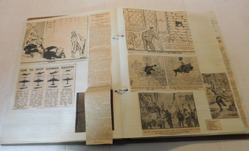 Image for WW2 SCRAPBOOK ANNOTATED by the scrapbooker. WW2 SCRAPBOOK ANNOTATED by the scrapbooker.