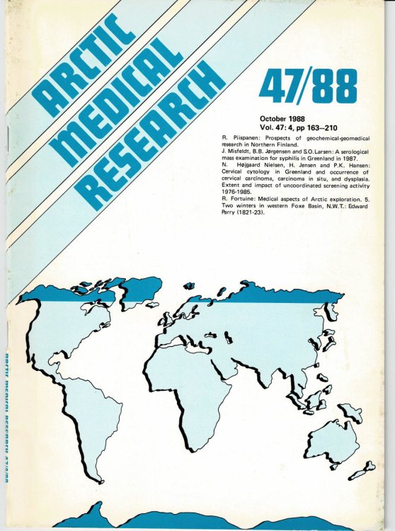 Image for ARCTIC MEDICAL RESEARCH. Vol. 47, No. 4, October 1988. ARCTIC MEDICAL RESEARCH. Vol. 47, No. 4, October 1988.