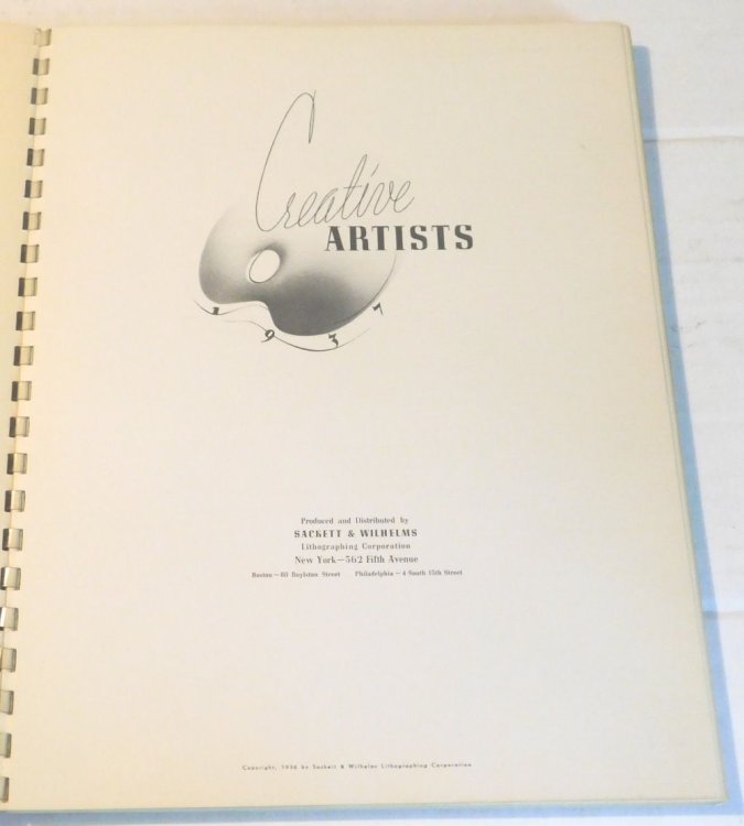 Image for CREATIVE ARTISTS 1937. CREATIVE ARTISTS 1937.