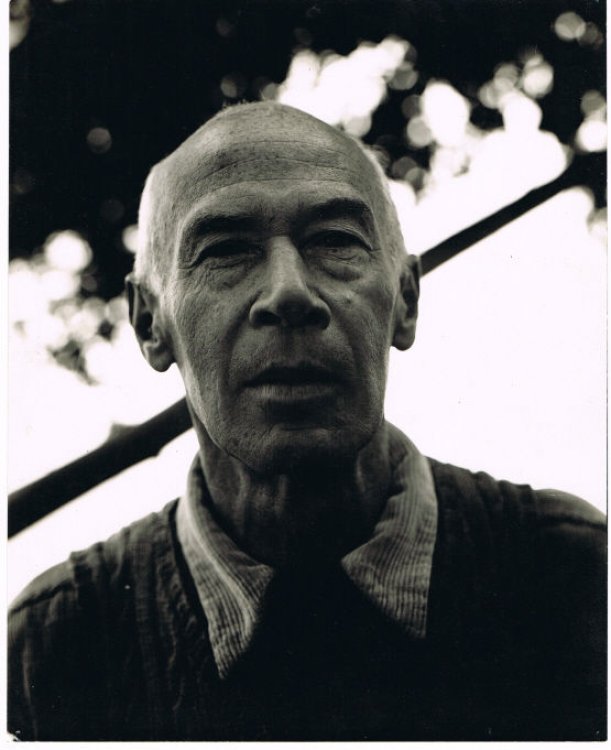 Image for A SUPERB ORIGINAL PORTRAIT OF HENRY MILLER BY THE PHOTOGRAPHER LARRY COLWELL. A SUPERB ORIGINAL PORTRAIT OF HENRY MILLER BY THE PHOTOGRAPHER LARRY COLWELL.