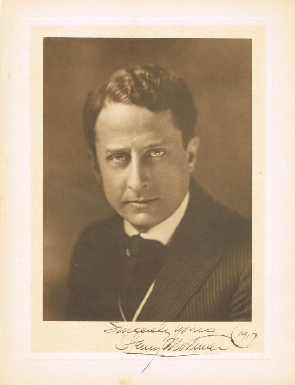 Image for AN ORIGINAL SIENNA-TONED PHOTOGRAVURE PORTRAIT SIGNED BY HENRY MORTIMER. AN ORIGINAL SIENNA-TONED PHOTOGRAVURE PORTRAIT SIGNED BY HENRY MORTIMER.