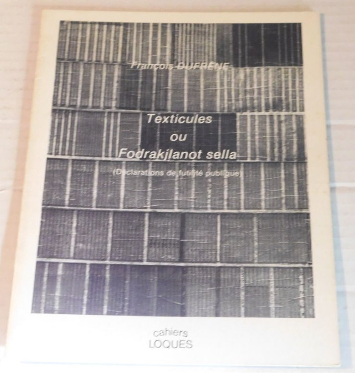 Image for TEXTICULES OU FODRAKJLANOT SELLA (Declarations de futilite publique). TEXTICULES OU FODRAKJLANOT SELLA (Declarations de futilite publique).