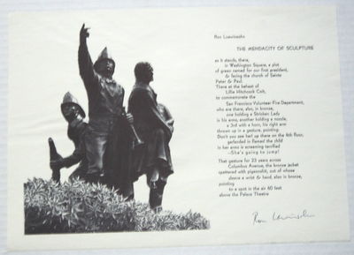 THE MENDACITY OF SCULPTURE
