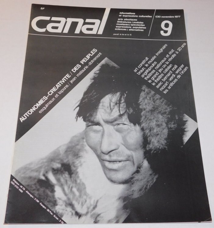 Image for CANAL 9: (Journal d'informations culturelles). 1-30 Novembre1977. (Cover title). CANAL 9: (Journal d'informations culturelles). 1-30 Novembre1977. (Cover title).
