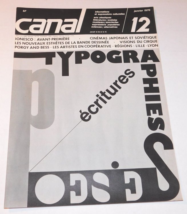 Image for CANAL 12: (Journal d'informations culturelles).Janvier 1978. (Cover title). CANAL 12: (Journal d'informations culturelles).Janvier 1978. (Cover title).