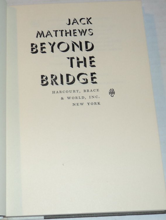 Image for BEYOND THE BRIDGE. BEYOND THE BRIDGE.