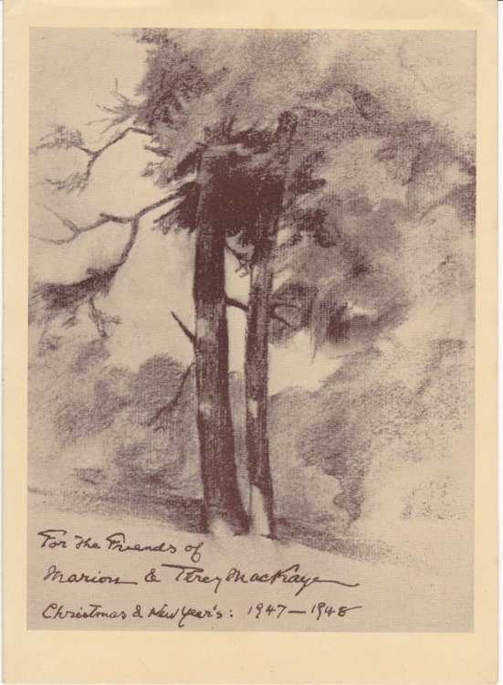 Image for TO MARION / In Her Portrait at 19. (For the Friends of Marion & Percy MacKaye / Christmas & New Year's: 1947--1948). TO MARION / In Her Portrait at 19. (For the Friends of Marion & Percy MacKaye / Christmas & New Year's: 1947--1948).