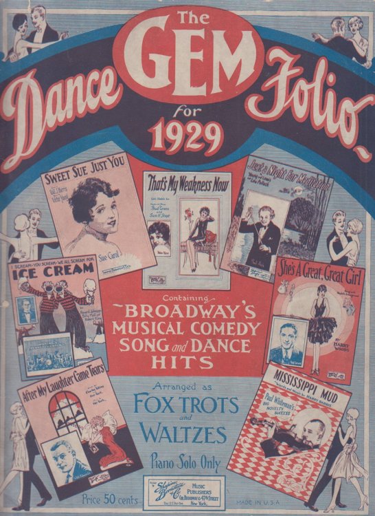 The Gem Dance Folio For 1929