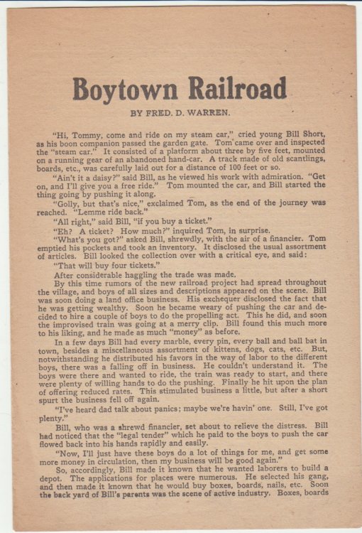 Boytown Railroad