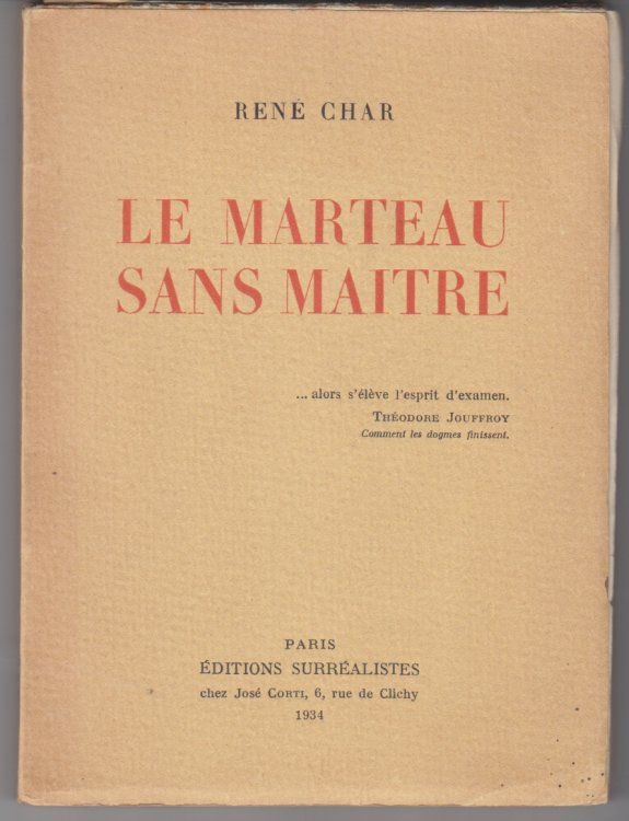 Le Marteau sans Maitre