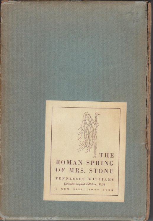 The Roman Spring Of Mrs. Stone