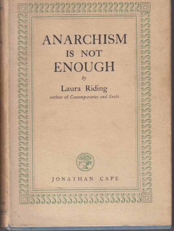 Image for Anarchism Is Not Enough Anarchism Is Not Enough