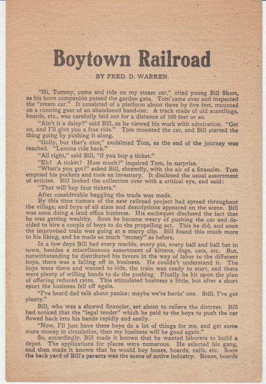 Image for Boytown Railroad Boytown Railroad