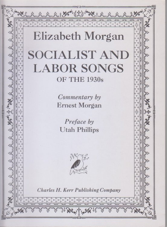 Socialist and Labor Songs of the 1930s