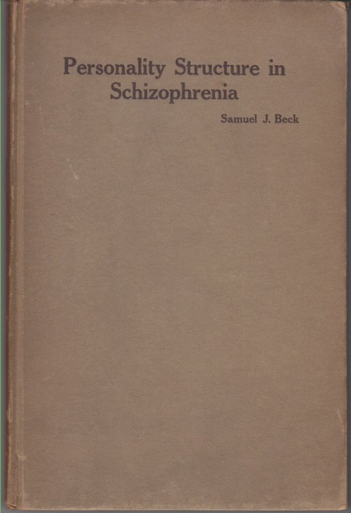 Image for Personality Structure in Schizophrenia Personality Structure in Schizophrenia