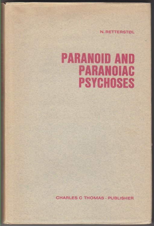 Image for Paranoid and Paranoiac Psychoses Paranoid and Paranoiac Psychoses