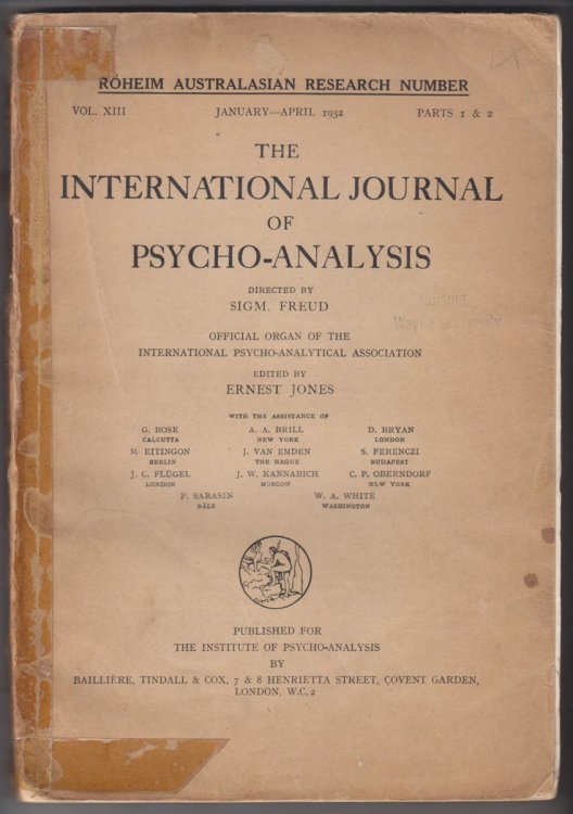 Image for Psycho-Analysis of Primative Culture Types Psycho-Analysis of Primative Culture Types