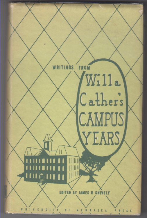 Image for Writings form Willa Cather's Campus Years Writings form Willa Cather's Campus Years