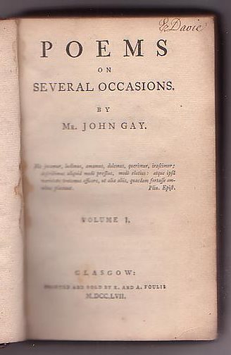 Image for Poems on Several Occasions. Volume One. Poems on Several Occasions. Volume One.