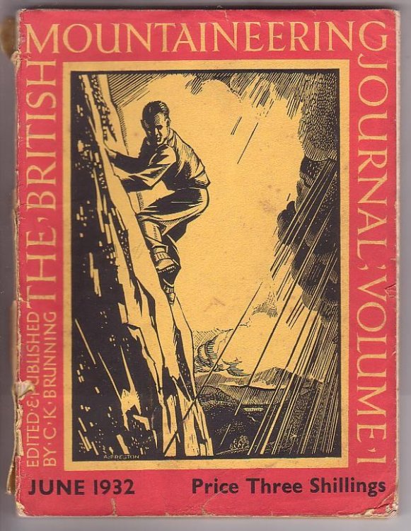 Image for Mountaineering Journal Vol. 1 No. 1 June 1932 Mountaineering Journal Vol. 1 No. 1 June 1932