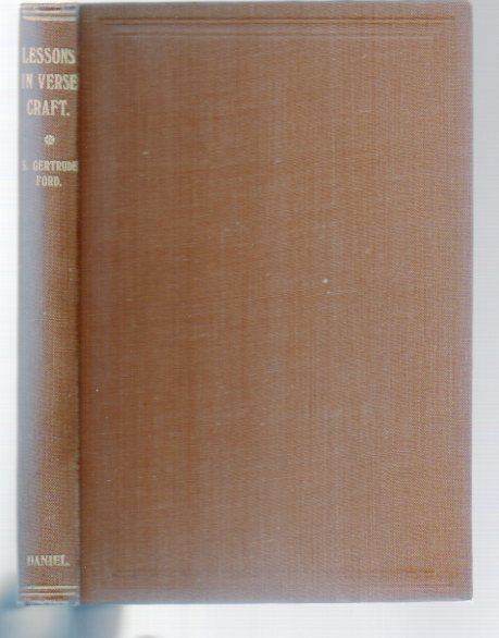 Image for Lessons in Verse-Craft Lessons in Verse-Craft