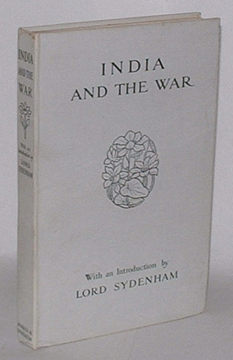 Image for India and the War India and the War