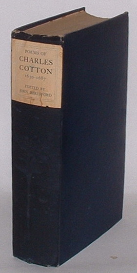 Image for Poems of Charles Cotton 1630-1687 Poems of Charles Cotton 1630-1687