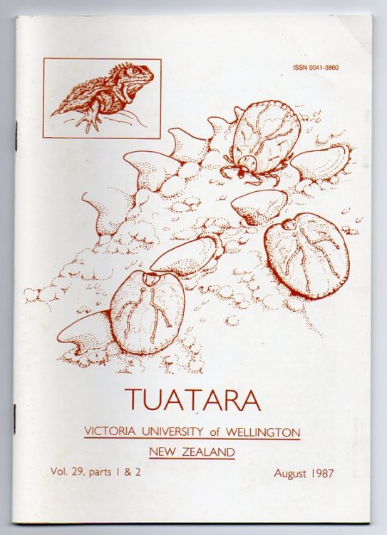 Image for Tuatara - Volume 29, Parts 1 & 2 - August 1987 Tuatara - Volume 29, Parts 1 & 2 - August 1987