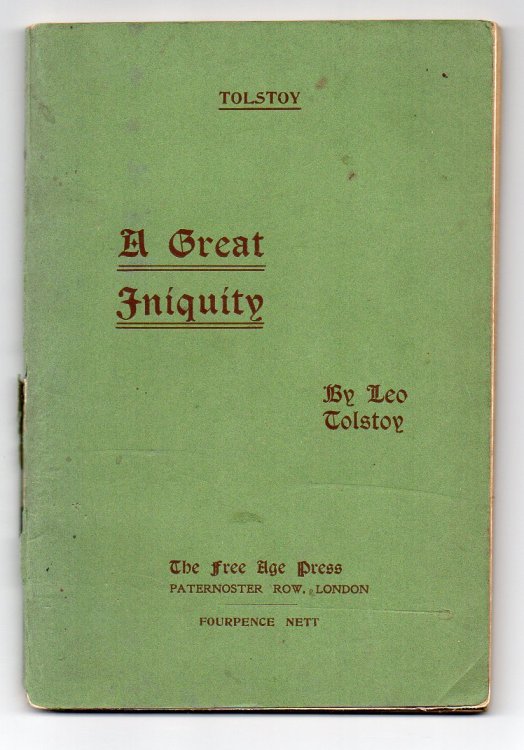 A Great Iniquity