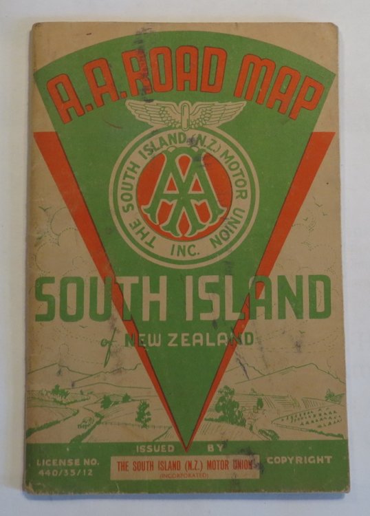 Image for A.A. Road Map - South Island of New Zealand A.A. Road Map - South Island of New Zealand