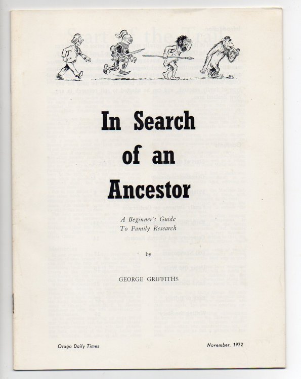 Image for In Seach of an Ancestor - A Beginner's Guide to Family Research; In Seach of an Ancestor - A Beginner's Guide to Family Research;