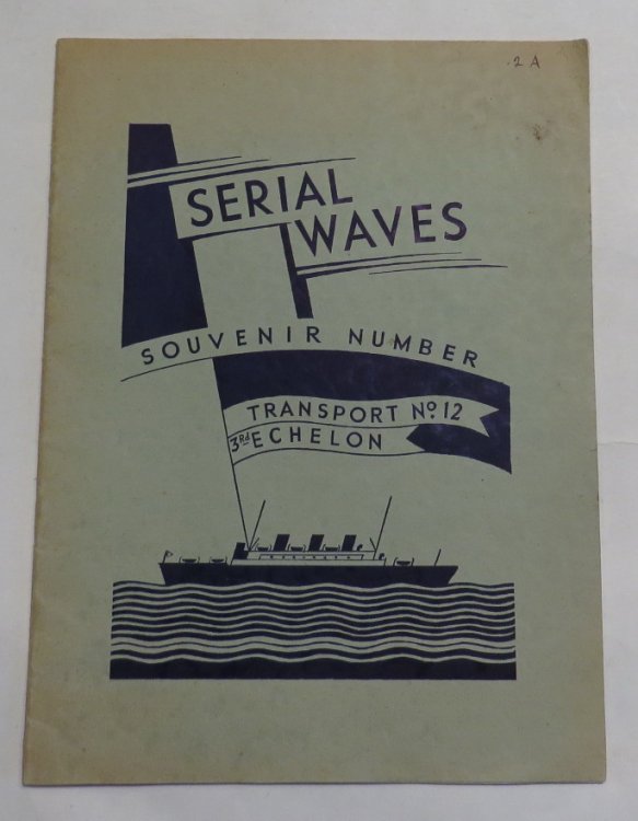 Image for Serial Waves - Souvenir Number - Transport No. 12 - 3rd Echelon Serial Waves - Souvenir Number - Transport No. 12 - 3rd Echelon