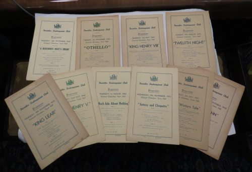 [collection of 10 programmes, 1943-1948];