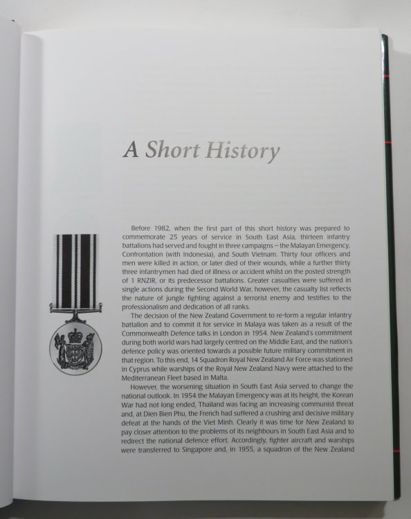 1st Battalion Royal New Zealand Infantry Regiment - 1957-2007 - From South East Asia to Afghanistan - The First 50 Years