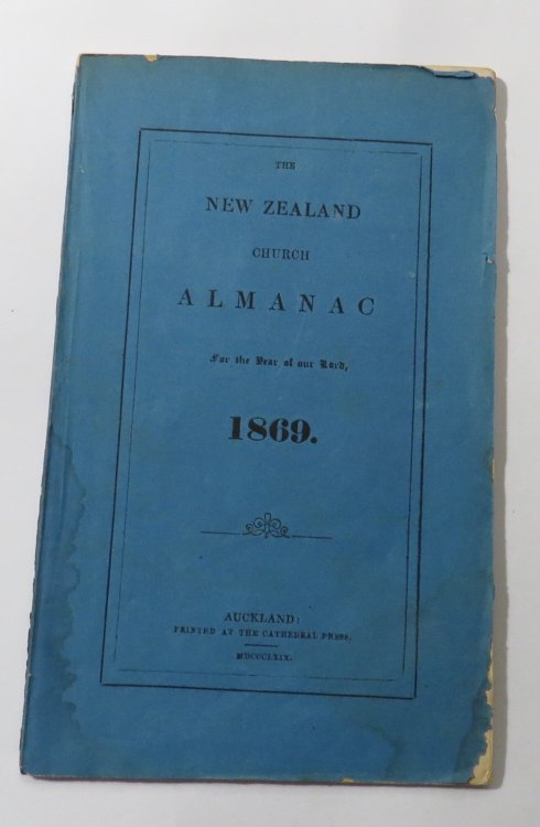 The New Zealand Church Almanac for the Year of Our Lord 1869