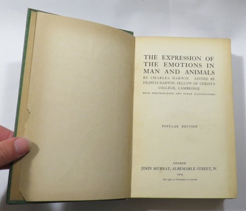 The Expression Of The Emotions In Man And Animals