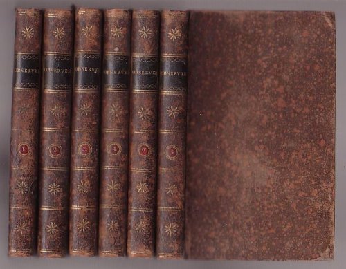 Image for The Observer: Being a Collection of Moral, Literary and Familiar Essays. Six volumes. The Observer: Being a Collection of Moral, Literary and Familiar Essays. Six volumes.