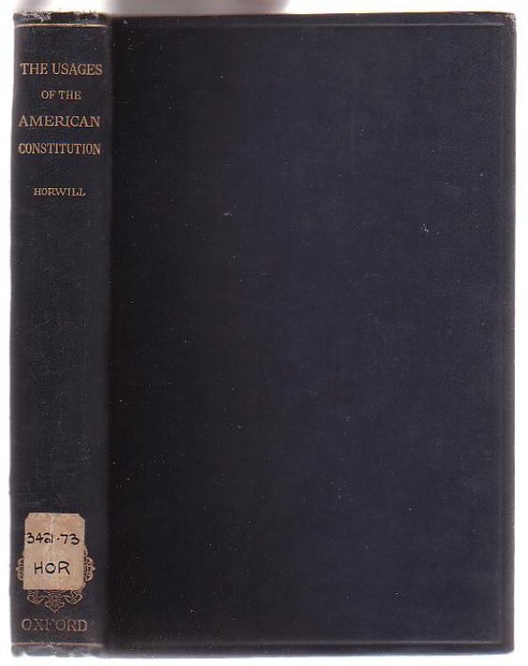 Image for The Usages of the American Constitution The Usages of the American Constitution