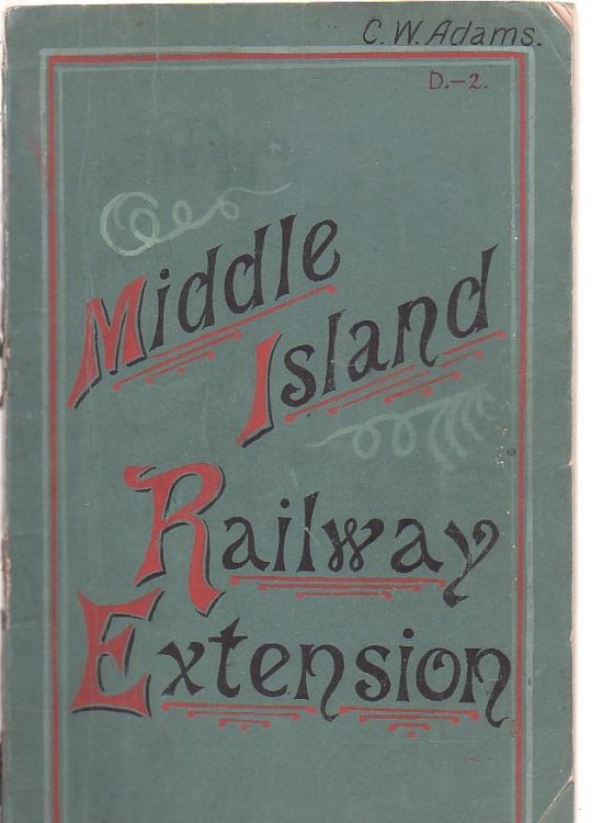 Image for 1883. New Zealand. Middle Island Railway Extension. Report of Commission Appointed October 24, 1882. Presented to both Houses of the General Assembly by Command of his Excellency. 1883. New Zealand. Middle Island Railway Extension. Report of Commission Appointed October 24, 1882. Presented to both Houses of the General Assembly by Command of his Excellency.