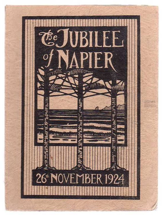 The Jubilee Book Of The Borough Of Napier 1874 - 1924; Jubilee Celebrations, Napier, 26th - 29th November, 1924